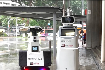 [Video] Robot tuần tra tại ga tàu điện ngầm