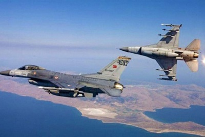 [Video] Tiêm kích Hy Lạp vờn chiến đấu cơ Thổ Nhĩ Kỳ 