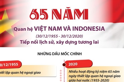 [Infographics] Quan hệ Việt Nam-Indonesia: Tiếp nối lịch sử, xây dựng tương lai
