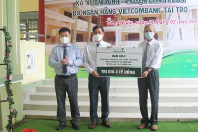 Vietcombank tài trợ 3 tỷ đồng xây phòng học tại Phú Yên