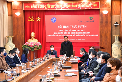 BHXH Việt Nam và Vietcombank phối hợp hỗ trợ người dân có hoàn cảnh khó khăn