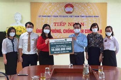Vietcombank Quảng Ninh chung tay phòng chống dịch Covid-19