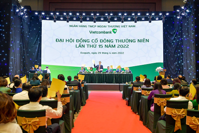 Vietcombank tổ chức thành công Đại hội đồng cổ đông thường niên năm 2022