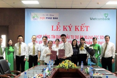  Vietcombank Huế và Công ty sợi Phú Bài ký hợp tác tín dụng