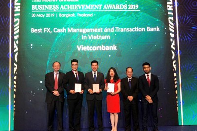 Vietcombank nhận ba giải thưởng quan trọng từ The Asian Banker 