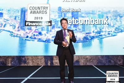 Vietcombank nhận giải thưởng “Ngân hàng tốt nhất Việt Nam năm 2019” 