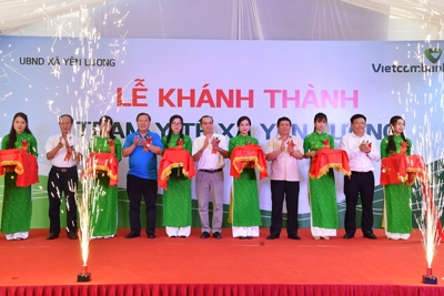 Vietcombank tài trợ 2 tỷ đồng xây Trạm y tế xã Yên Lương tỉnh Phú Thọ