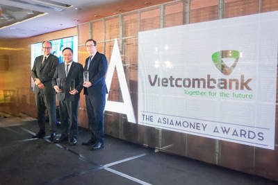 Vietcombank nhận 03 giải thưởng của Asiamoney