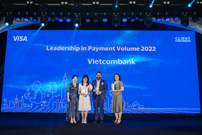 Vietcombank nhận nhiều giải thưởng của Tổ chức thẻ quốc tế Visa 