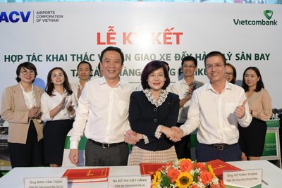 Vietcombank Gia Lai hợp tác cùng Cảng hàng không Pleiku