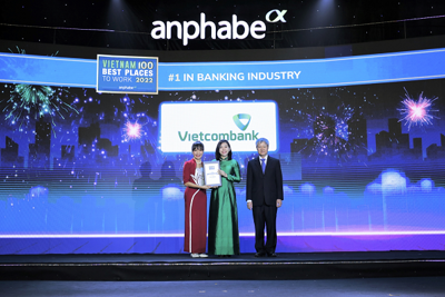 Vietcombank - Ngân hàng có môi trường làm việc tốt nhất Việt Nam