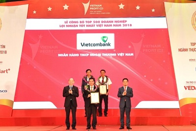 Vietcombank  -  Top 10 doanh nghiệp lợi nhuận tốt nhất Việt Nam năm 2018