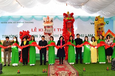  Vietcombank tài trợ 4,5 tỷ đồng xây trường học tại Ninh Bình
