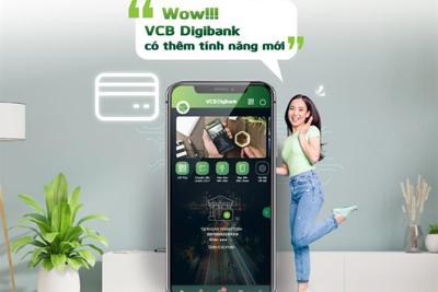 Vietcombank bổ sung thêm tính năng mới trên ngân hàng số VCB Digibank
