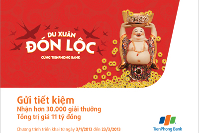TienPhong Bank khuyến mãi lớn cho khách hàng