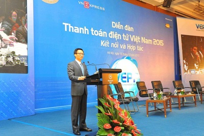 Vietcombank tham gia Diễn đàn Thanh toán điện tử Việt Nam 2015 