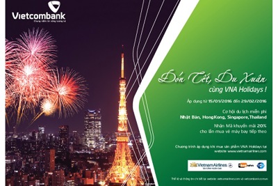 Thẻ Vietcombank: Nhiều ưu đãi nhân dịp Xuân mới