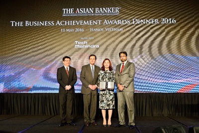 Vietcombank nhận ba giải thưởng của The Asian Banker