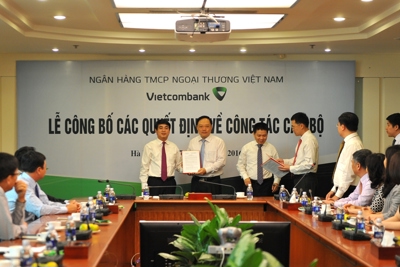 Vietcombank công bố các quyết định bổ nhiệm tại Trụ sở chính