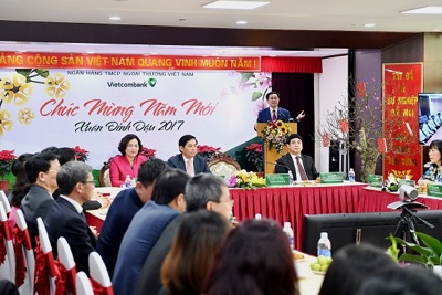 Lãnh đạo cao cấp của Chính phủ chúc Tết Vietcombank 