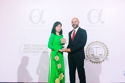 Vietcombank nhận giải thưởng “Ngân hàng tốt nhất Việt Nam” năm 2017