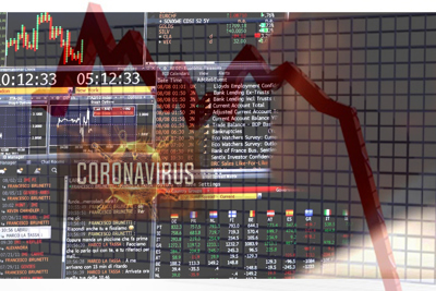 Thị trường chứng khoán thế giới lao dốc vì tác động của dịch Covid-19