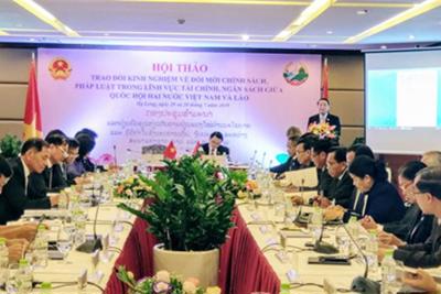 Việt Nam - Lào chia sẻ kinh nghiệm về đổi mới chính sách, pháp luật tài chính, ngân sách