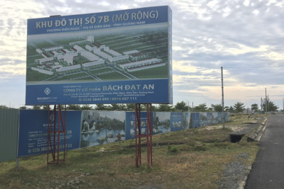 Công ty Bách Đạt An thừa nhận sai phạm ở 2 dự án thuộc Đô thị mới Điện Nam – Điện Ngọc
