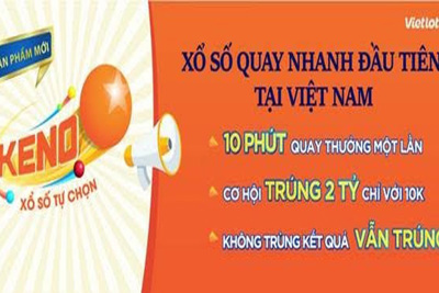 Vietlott phát hành xổ số quay nhanh Keno đầu tiên tại Việt Nam