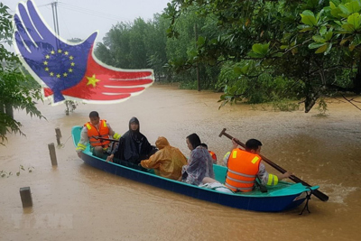 EU hỗ trợ 1,3 triệu euro giúp các nạn nhân bị lũ lụt ở Việt Nam