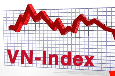 VN-Index giảm gần 26 điểm