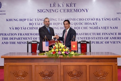 Bộ Tài chính Việt Nam và Hoa Kỳ ký kết khung hợp tác tăng cường tài chính cho cơ sở hạ tầng