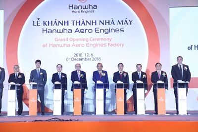 Khánh thành Nhà máy động cơ máy bay Hanwha Aero Engines