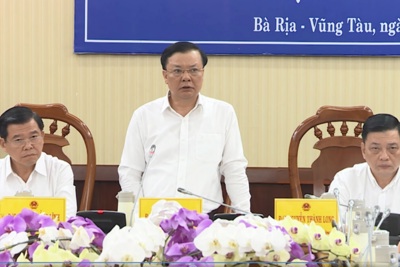 Bộ trưởng Đinh Tiến Dũng làm việc với tỉnh Bà Rịa - Vũng Tàu 
