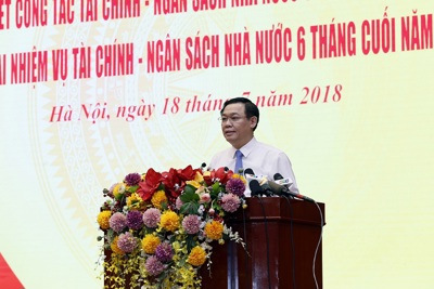 Chùm ảnh Hội nghị sơ kết công tác 6 tháng đầu năm, kế hoạch triển khai nhiệm vụ 6 tháng cuối năm 2018 của Bộ Tài chính