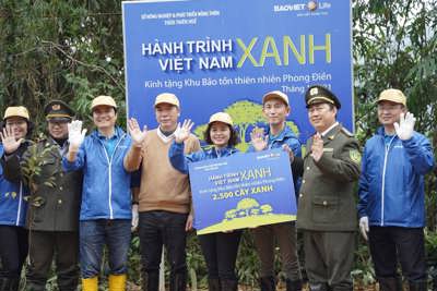 Hành trình Việt Nam xanh: trồng 2.500 cây gỗ bản địa tại tỉnh Thừa Thiên Huế