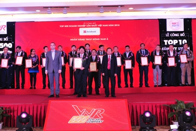 SeABank tiếp tục được vinh danh trong bảng xếp hạng “top 500 doanh nghiệp lớn nhất Việt Nam”