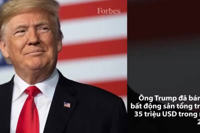 Donald Trump thu về 35 triệu USD trong 2018 từ bán bất động sản