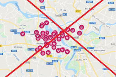Công an: Bản đồ Covid-19 ở Hà Nội không chính xác