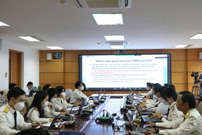 Cục Thuế Phú Thọ tổ chức Hội nghị trực tuyến đối thoại, hỗ trợ quyết toán thuế