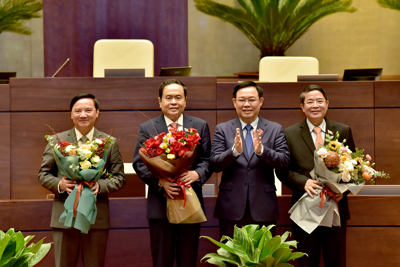 Quốc hội biểu quyết bầu các Phó Chủ tịch Quốc hội Khóa XIV