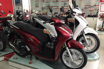 Nhiều mẫu xe máy tay ga Honda khan hàng vì ảnh hưởng về chuỗi cung ứng