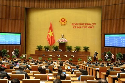 Thành viên Chính phủ nhiệm kỳ 2021-2026 ra mắt Quốc hội