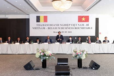 Chủ tịch Quốc hội Vương Đình Huệ tham dự Tọa đàm doanh nghiệp Việt Nam – Bỉ