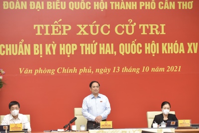 Thủ tướng Chính phủ Phạm Minh Chính tiếp xúc cử tri trước Kỳ họp thứ hai, Quốc hội khoá XV