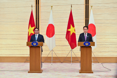 Thủ tướng Chính phủ Phạm Minh Chính hội đàm với Thủ tướng Nhật Bản Kishida Fumio