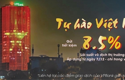 VPBank tung lãi suất huy động "vô địch" mừng chiến thắng của đội tuyển quốc gia Việt Nam