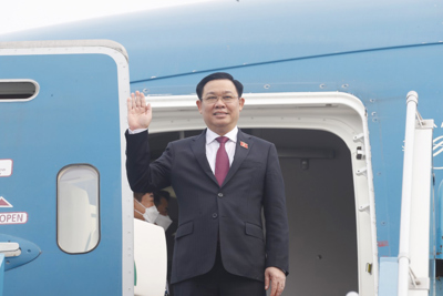Chủ tịch Quốc hội Vương Đình Huệ lên đường thăm chính thức Hàn Quốc, Ấn Độ