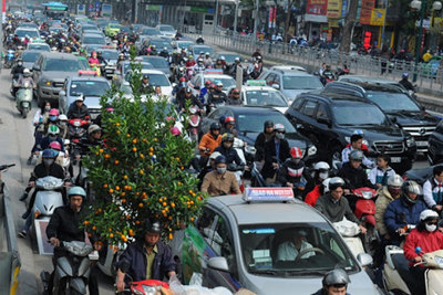 Bảo đảm trật tự, an toàn giao thông cho nhân dân vui đón Tết 