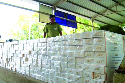Hướng xử lý thuốc lá ngoại nhập lậu bị tịch thu